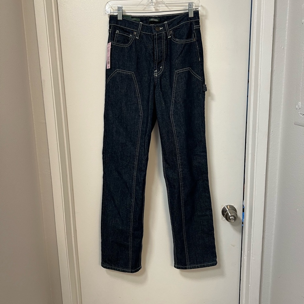 Target wild fable high rise straight jeans cargo work pants